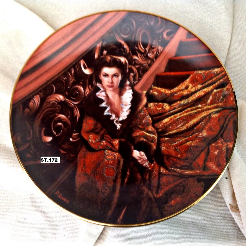 ST 172	W.L> George	PLATE NO 2526C	Waiting for Rhett	9 in diameter	2 lbs	1991